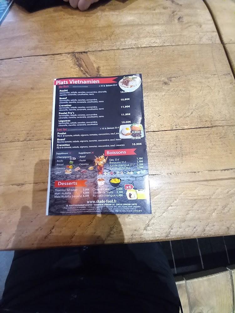 Shado Asian Street Food - Menu Image 1